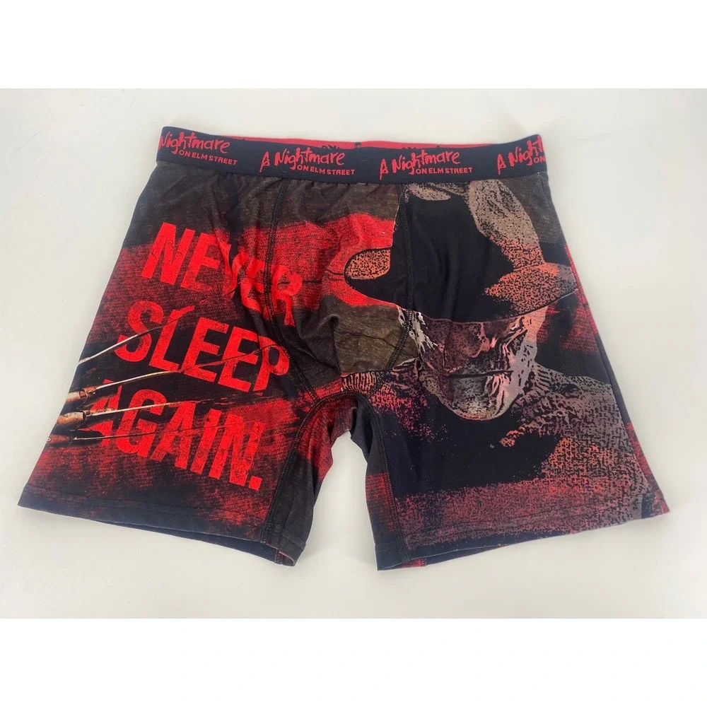 A Nightmare on Elm Street Freddy Krueger Boxer Briefs Mens XL Red Black Horror